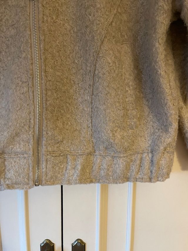 Chaqueta bucle oversize Zara