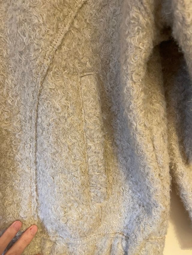 Chaqueta bucle oversize Zara