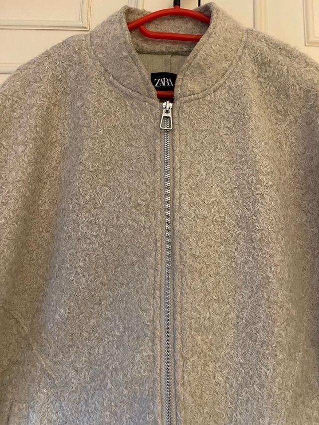 Chaqueta bucle oversize Zara