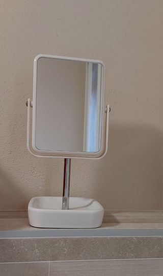 Specchio doppio 3X con supporto 