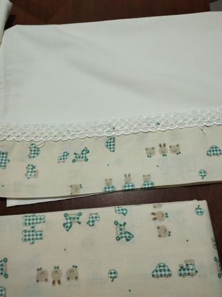 Lenzuolo culla completo