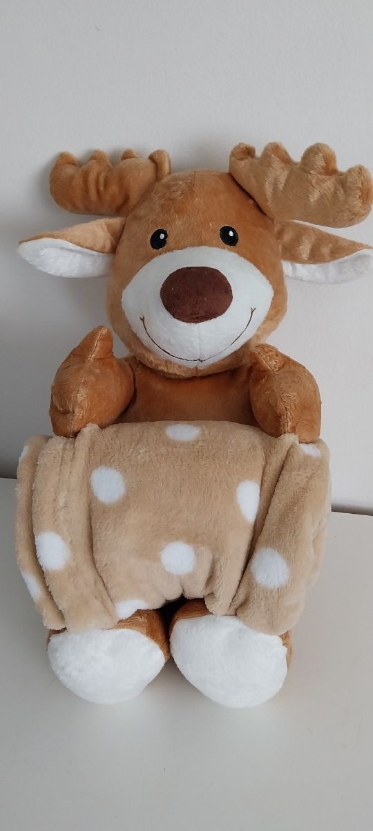 Peluche con manta