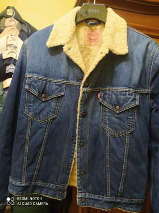 Cazadora Levis vaquera de borrego 