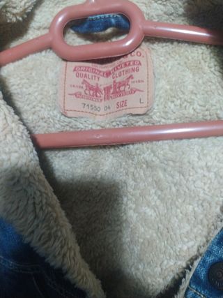 Cazadora Levis vaquera de borrego 
