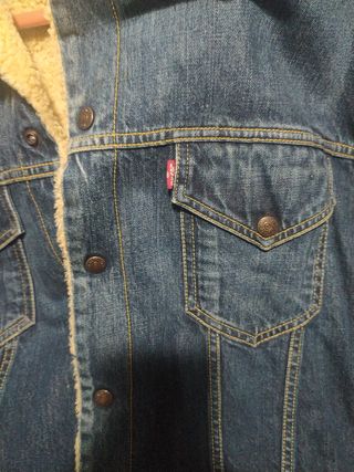 Cazadora Levis vaquera de borrego 
