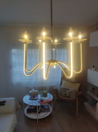 Lampara de araña LED