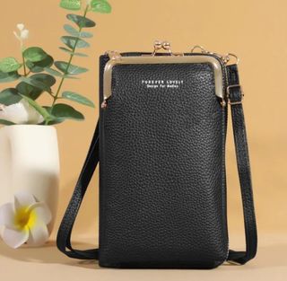 Bolso de hombro pequeño para móvil,de cuero pu 