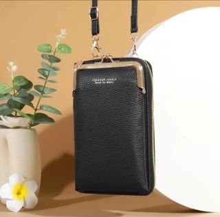 Bolso de hombro pequeño para móvil,de cuero pu 