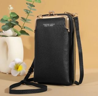 Bolso de hombro pequeño para móvil,de cuero pu 