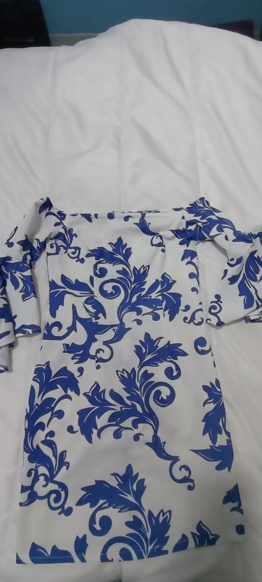 Vestido azul elegante