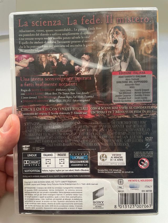 The Exorcism Of Emily Rose - DVD