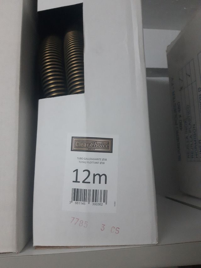 MANGUERA AUTOFL. 12 M 38ø COEXTR. CAB360 PISCINA