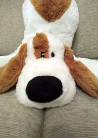 PELUCHE PERRO SUAVE BICOLOR