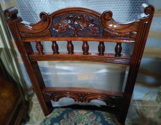 Sedia seconda metà 1800 VELLUTO DAMASCATO.