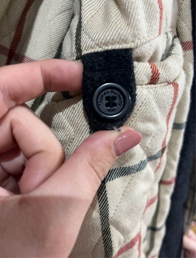 Impresionante abrigo Burberry