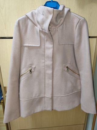 Chaqueta rosa pelo