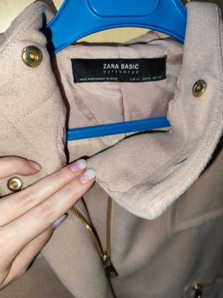 Chaqueta rosa pelo