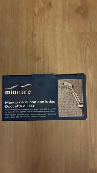 MANGO DUCHA con LED de segunda mano por 14 EUR en Boadilla del