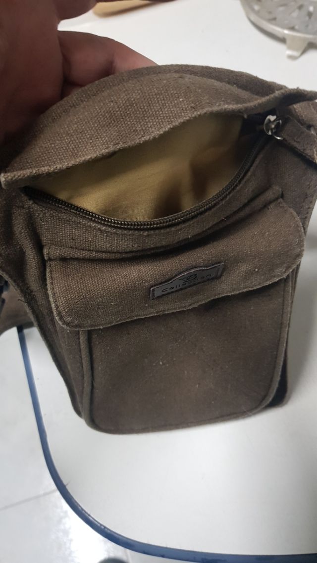 Riñonera doble verde kaki