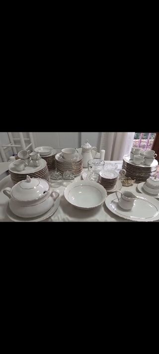 Vajilla de porcelana 