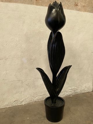 ✅planta antigua vintage en fibra de vitrio  grande