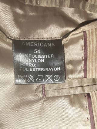 Americana pana hombre