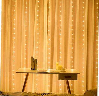 Cadena Luces De Cadena De Cortina Decoración
