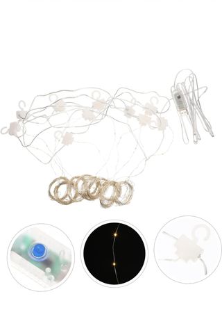 Cadena Luces De Cadena De Cortina Decoración