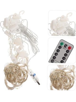 Cadena Luces De Cadena De Cortina Decoración