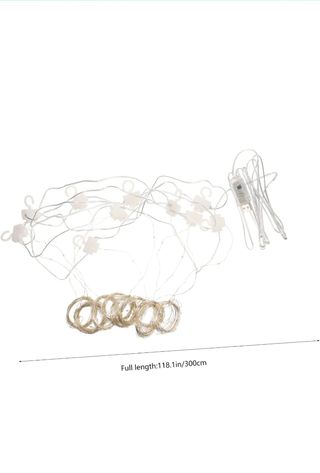 Cadena Luces De Cadena De Cortina Decoración