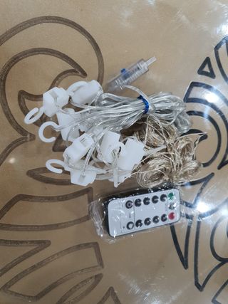 Cadena Luces De Cadena De Cortina Decoración