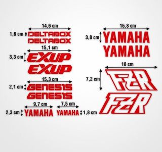 Pegatina kit Yamaha FZR