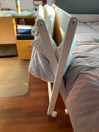 Minicuna plegable, estructura, colchón, vestiduras