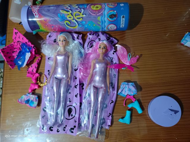 Barbie color reveal Rainbow galaxy