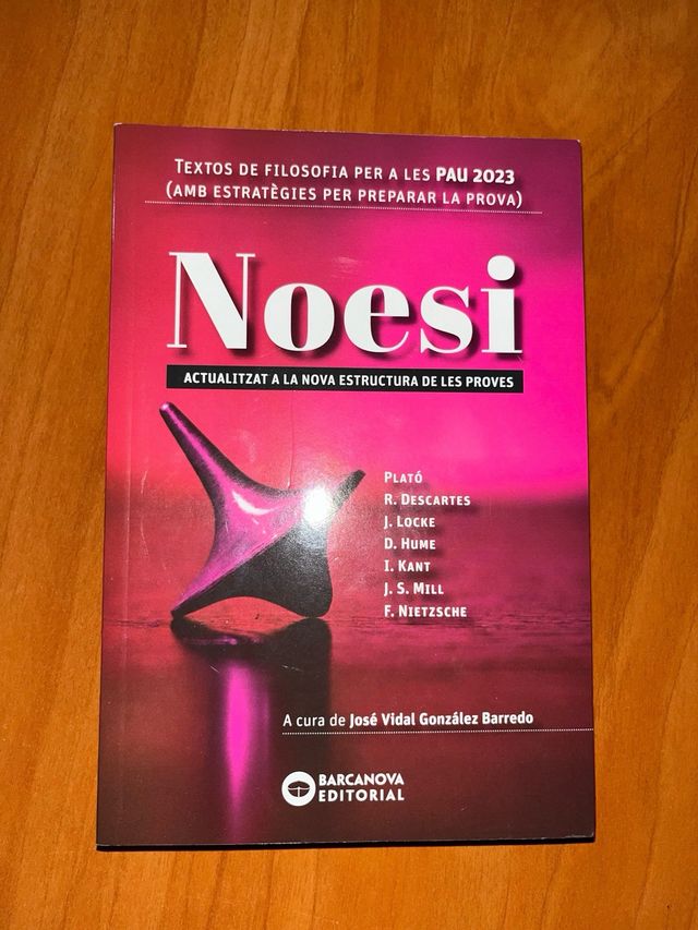 Libro di filosofia: «Noesi»