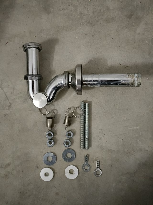 Lavabo semicolonna Dolomite miscelatore