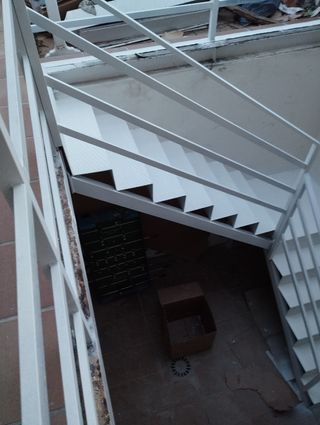 Escalera exterior.