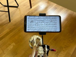 Leggio da strada Trumpet, eufonio, per dispositivi mobili