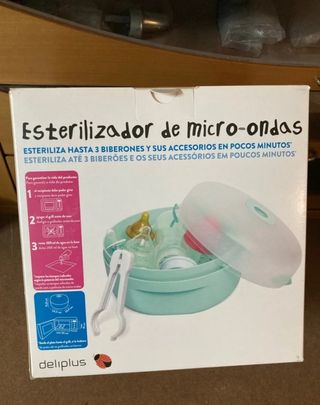 Esterilizador biberones microondas
