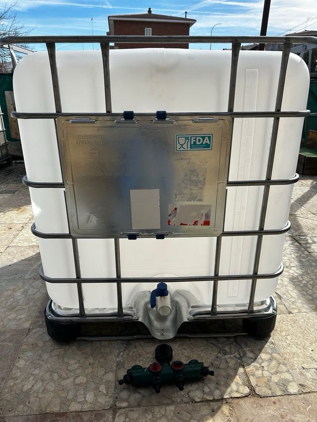 depositos 1000 litros agua riego goteo huerto