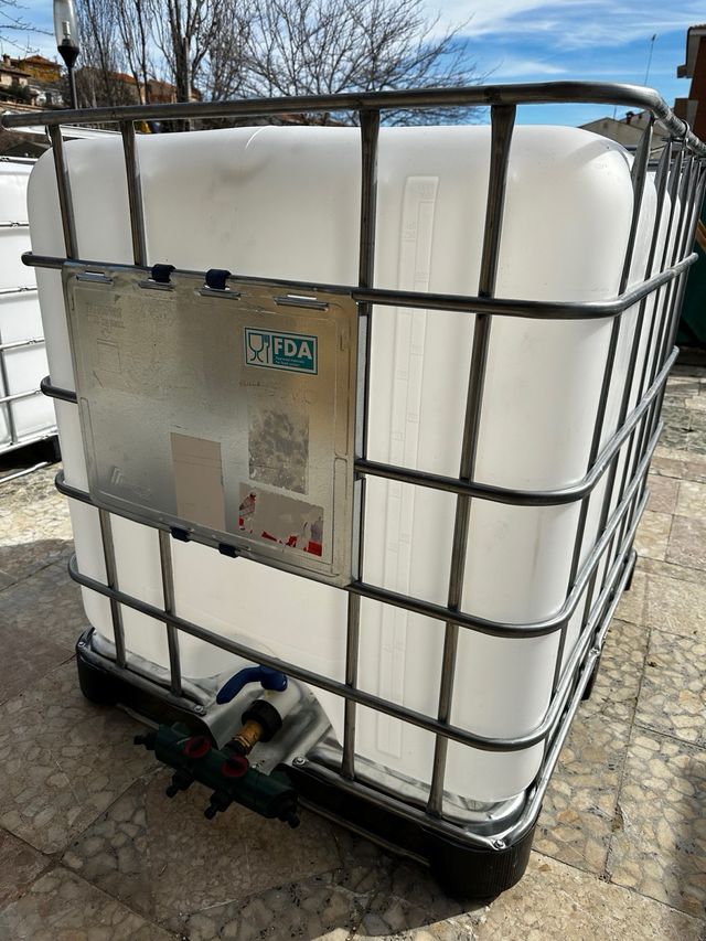 depositos 1000 litros agua riego goteo huerto