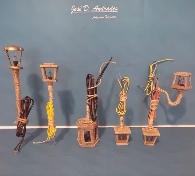 Farolas. Belén Navideño