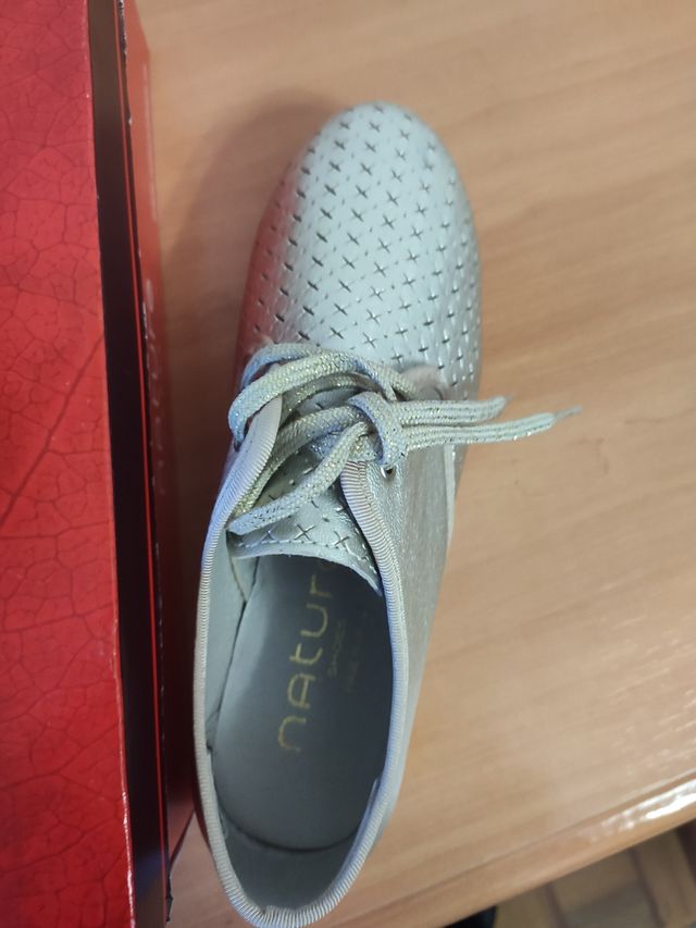 Zapato plano cordones n.38