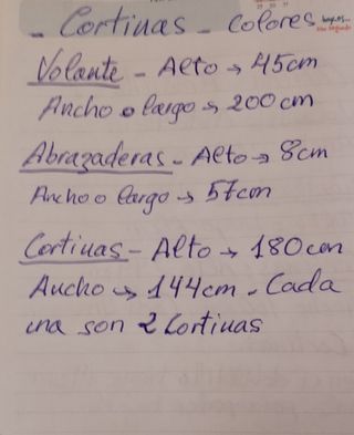 Cortinas colores pastel