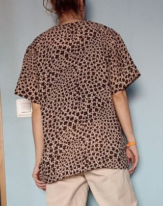 Camisa animal print leopard print