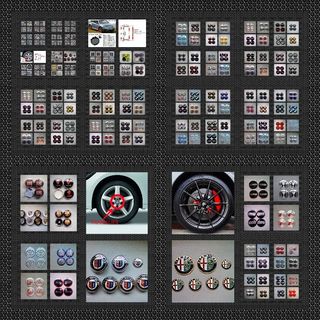 Tapabujes centro rueda llanta Chevrolet Abarth BMW