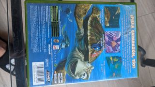 Xbox primera generación, con cables, mando y juego