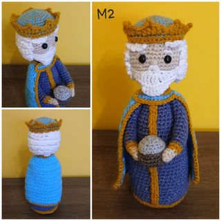Belén de crochet (REYES MAGOS)