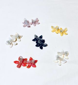 Accessorize - 6 x 2 Pinzas flor de tiaré NUEVAS