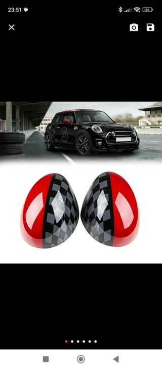 Carcasa retrovisores mini R55 a R61